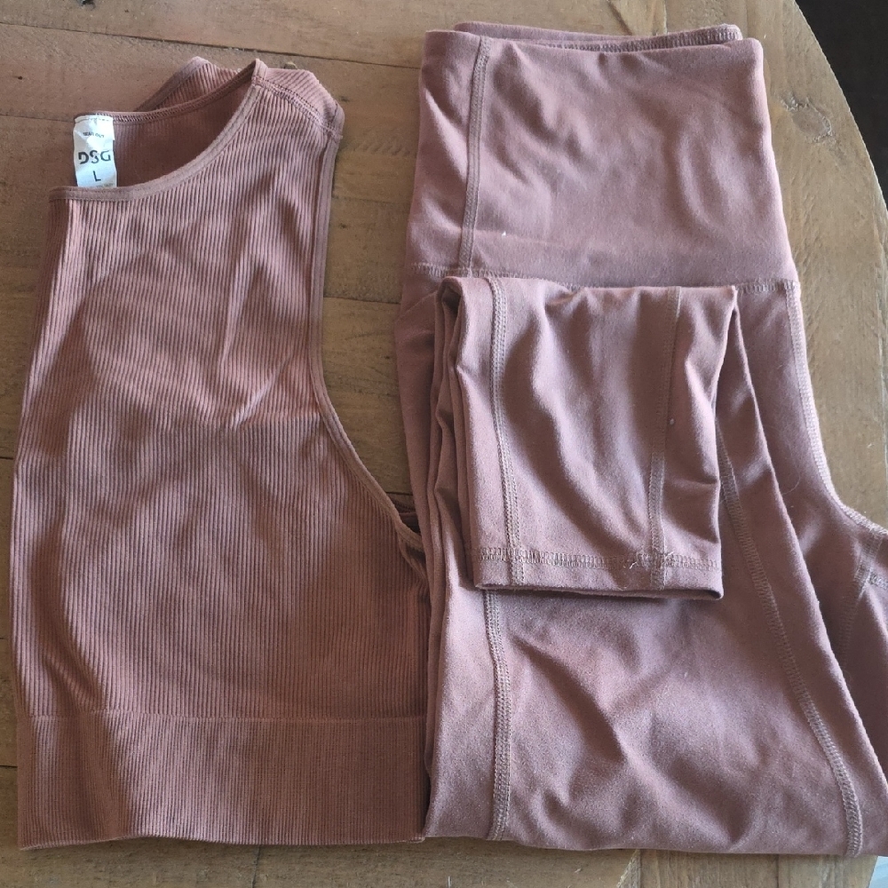 DSG Women's SET Brown Med Leggings A Leggings